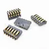 Conector de batería deslizante de 6p espaciado 2.5 Altura 4.6H con patch de columna BC-1-616 portabaterías de resorte