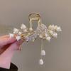 Suzuki Orchid Butterfly Tassel Hairpin Back Head Refined Grab Clip Feminino Verão Grande Premium Tubarão Clip Headwear