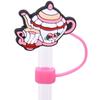 Tampas de Palito à Prova de Poeira Personalizadas para Festas de Meninas Capas de Palito de Borracha Macia em PVC Amazon Em Estoque Atacado