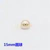 Tuerca de bola cabeza lisa tuerca decorativa hembra tornillo 10 mm dientes internos S dorada accesorios de iluminación DIY