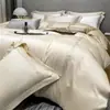 Conjunto de Quatro Peças Lavável para Casa em Algodão Puro Classe A para Maternidade e Bebê, Roupa de Cama 100% Algodão de Fibra Longa, Conjunto de Quatro Peças para Hotel Atacado