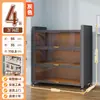 Vitrina para Figuras, Vitrina de Cristal para Uso Doméstico, Estantería, Armario de Almacenamiento para Cajas Sorpresa, Armario de Metal para Muñecas Modelo, Vitrina