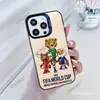 Funda oficial para teléfono con mascota del superventas transfronterizo iPhone16plus para EE. UU., Canadá y México, funda rígida de mercancía para la Copa del Mundo 2026
