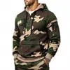 Sudadera con capucha y bolsillo para hombre, resistente, de camuflaje selvático, táctica, para otoño e invierno, deportiva, para exteriores, forrada de polar, transfronteriza europea y americana
