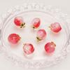 Colgante de cristal rosa melocotón con cuentas dispersas, hecho a mano, pulsera tejida, collar, material de cuentas, pequeños accesorios de joyería
