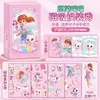 Chuge Wish Meow Meow Vestir Libro de Pegatinas Magnéticas Libro Magnético Silencioso para Niños Guardería Niñas Pegado Manual Pintura