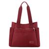 Bolsa Tote Colorida de Raposa de Grande Capacidade para Mulheres Estilo Japonês Bolsa de Ombro Simples Roupas de Trabalho para Ir ao Trabalho Bolsa Multicamadas para Computador