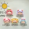 Accesorios de resina con purpurina al por mayor lindos para niñas pequeñas accesorios DIY material para carcasa de teléfono móvil material para pegatina de refrigerador material para chip