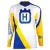 Ropa de Downhill de Comercio Exterior, Ropa de Motocicleta Todoterreno, Ropa de Bicicleta de Montaña de Manga Larga, Camiseta de Cuello Redondo