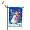Bandera de Jardín Navideña Nueva Transfronteriza Decoración Festiva Patrón de Gato Mascota Bandera de Poliéster Imitación Lino Doble Cara Personalización