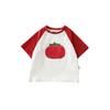 Camiseta Cartoon Infantil Qiuduomeng 2026 Verão Novo Estilo Camiseta Fofa Infantil Bebê Solta Fina
