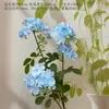 Flores Artificiales Azules Ramo Materiales para Decoración de Escena de Boda, Rosas Azules para Arreglo de Piso de Salón de Bodas y Flores Decorativas