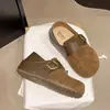 Versátil 2026 Aumento Oculto de Altura Outono Velcro Solado Grosso Novo Retro Sapatos de Uma Sola de Duas Vias Mocassins Casuais para o Trabalho Feminino