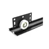 Trilho para porta de correr de guarda-roupa porta de correr sem rebaixo trilho duplo para porta de correr porta de empurrar e puxar porta de madeira rodas para porta de correr trilho guia