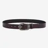 Cinturón de Piel de Vaca para Mujer, Cinturón de Diseño de Nicho para Hombre, Cinturón de Hombre con Hebilla de Pin, Cinturón de Cintura Retro de Moda