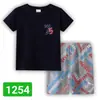 Especializado para el comercio exterior transfronterizo: ropa infantil, ropa de casa, pijamas de algodón de manga corta para niños de verano, conjuntos de pijama para niños, pijamas y pantalones de dormir para niños