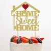 Dulce Hogar Dulce Hogar tarjeta de pastel para llave de casa inserción fiesta de inauguración de casa tema Nuevo Hogar decoración enchufe