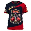 Camiseta 3D personalizada de boxeo y Muay Thai, diseño genial y elegante, deportes de boxeo y fitness, directo del fabricante
