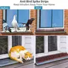 Púas Antipalomas de Plástico 12 piezas/paquete 43CM Balcón Patio Repelente de Pájaros Púas Antirrobo Antigato Equipo de Potencia Repelente de Pájaros