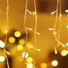 Nuevas Luces de Cadena LED Luces de Cascada Luces Decorativas Colgantes Iluminación Ambiental para Balcón Barbacoa Tienda