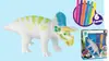 Brinquedo Triceratops Colorido Jurássico