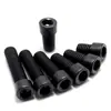Tornillos de alta resistencia grado 4.8, cabeza cilíndrica, hexágono interior, tornillos de media rosca, cabeza de copa, hexágono interior M4M5M6M8M10