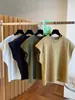 Rebajas ~ Armario Retráctil Marca Grande Estilo Coreano Sentido del Diseño Nicho Manga de Vuelo Camiseta Mujer Holgada Algodón Puro Sin Mangas Top Mujer