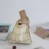 Bolsa de Tricô, Bolsa de Mão, Bolsa Saco, Bolsa de Ombro, Bolsa Feminina de Palha, Bolsa Feminina, Bolsa Colete, Bolsa Simples para Presente, Color-Blocking