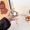 Animación de Dibujos Animados Clásico Correa de Cuero con Doble Hebilla Adecuada para Apple 10 S11 Huawei Fit4 Gt6 Xiaomi 10 Pulsera