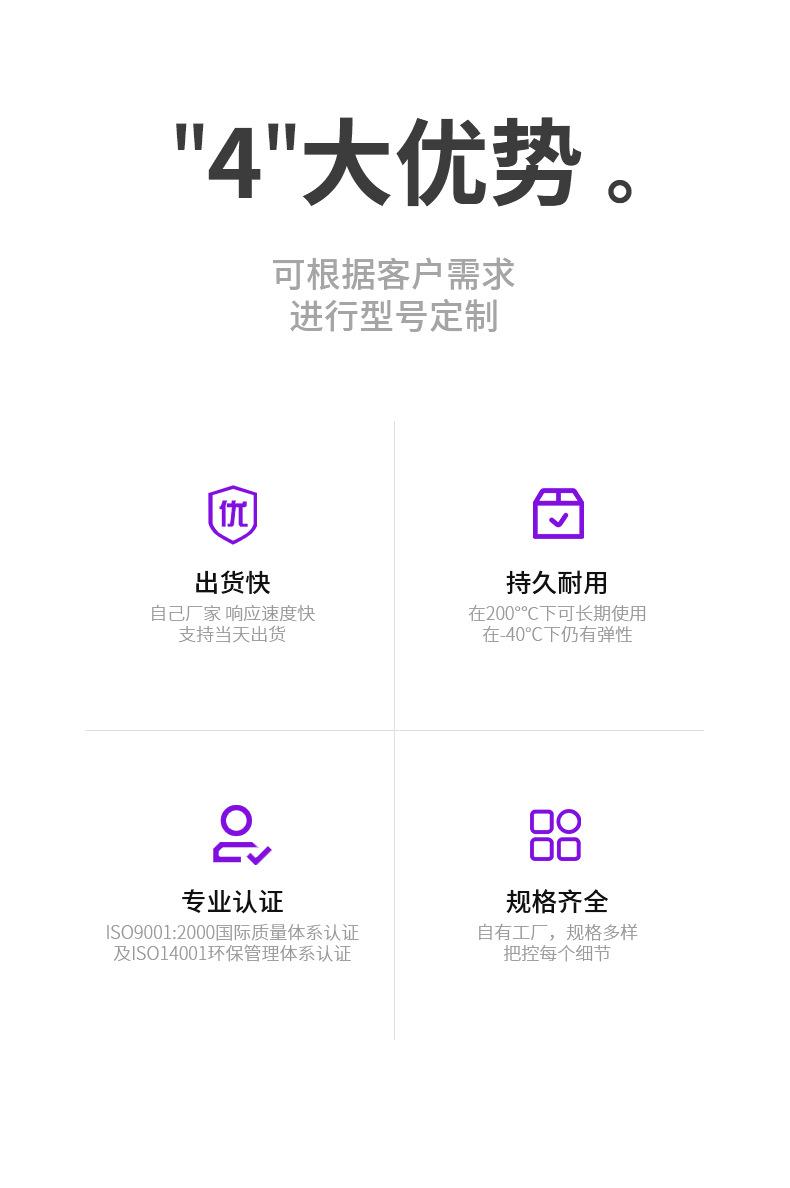 E型硅胶条