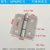 Bisagra Plana Perforada Gruesa de 2.5" para Puertas de Hierro, Bisagra Soldada Industrial de Alta Resistencia, Bisagra 40-50-60