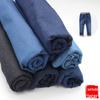 16s 150D stretch entrelaçado calças infantis lavado areia lavado denim tecido denim fornecimento dois lotes