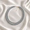 Coreano Dongdaemun Multi-camada Empilhado Imitação Pérola Colar Dupla camada Clavícula Cadeia Longa Cheongsam Jóias All-match Sweater Chain