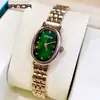 Sanda pulseira de aço transfronteiriça Feminino Pequeno estilo ins simples à prova d'água relógio feminino com tijolo relógio de quartzo atacado