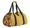 Nueva Bolsa de Registro de Amazon Bolsa de Almacenamiento de Leña Bolsa Transportadora de Leña Caqui