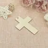 Colgante de Cruz de Madera de Pascua Transfronteriza Amazon DIY Graffiti Pintado a Mano Pieza de Madera Cortada con Láser Sin Rebabas