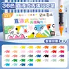 Plumón acrílico Kaba Bear de punta suave líquida, plumón de acuarela, opaco, impermeable, apilable en color, específicamente para estudiantes de arte