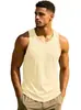 Camiseta sin mangas interior para hombre transfronteriza Amazon verano comercio exterior corte ajustado casual color liso transpirable chaleco deportivo