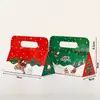 Caixa de Presente de Natal Caixa de Embalagem de Cartão Branco Impressão Caixa de Doces de Natal Mala Personalização em Lotes Pequenos Fabricante Atacado