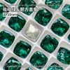 Joias para Nail Art Quadradas Grossas de 10mm com Ângulo Reto Base Pontiaguda Diamante de Formato Especial Cristal Acessórios de Unha Usáveis Diamante para Nail Art Atacado