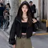 Chamarra de Béisbol con Capucha para Mujer 2026 Nuevo Estilo Delgado de Otoño Estilo Popular Caliente de Este Año Sentido del Diseño Chaqueta Corta de Nicho