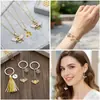 Colgante de Abejita de Aleación con Goteo de Aceite Tachonado de Diamantes Accesorios de Joyería Estilo Coreano Pendientes Collar Llavero Colgante de Animal DIY