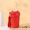 Novo Modelo de Copo Térmico de Aço Inoxidável 316 com Alça de Transporte, Copo Portátil para Refrigerante e Café, Caneca Elegante para Viagem de Carro