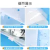 En stock bolsa transparente con cremallera al por mayor bolsa de PE autosellante bolsa de almacenamiento engrosada de tela no tejida para ropa interior calcetines bolsa de embalaje para ropa