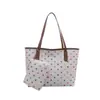 Bolsa tote de poá da moda para mulheres, nova coleção outono 2026, bolsa de ombro doce e estilosa, grande capacidade, adequada para o uso diário, pode ser carregada sob o braço ou como uma bolsa de mão