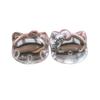Pulsera de Cristal Blanco Purificante Corporal Piezoeléctrico al por Mayor con Talla de Gato Kt Accesorios de Joyería DIY Xiaohongshu Douyin