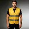 Coletes refletivos para canteiros de obras, projetos de construção chineses, roupas refletivas de segurança, impressão de logotipo personalizado, uniformes de trabalho
