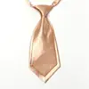 Corbata Pequeña Doble de Color Sólido Estilo Coreano para Mujer Negro vino tinto Camisa Corta Profesional Corbata para Uniforme Escolar Infantil