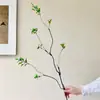 Estilo Zen Chino Hojas de Otoño Artificiales Flores Falsas Adornos Decoración de Mesa de Café de Sala de Estar Arreglo Floral Estilo Vintage Pieza Única Dropshipping