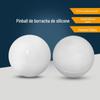 Tela vibratória oscilante bola de borracha pinball de borracha natural pequena bola branca 35mm bola elástica de borracha usada em tela vibratória